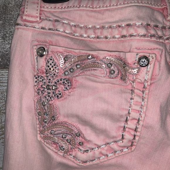 Miss Me jeans pink Signature Skinny style TP5853S2 size 26 - Picture 6 of 10